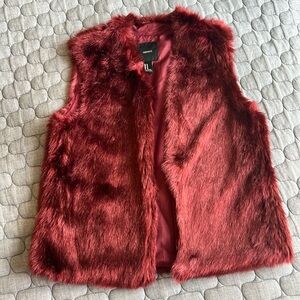 NWOT FAUX FUR VEST
